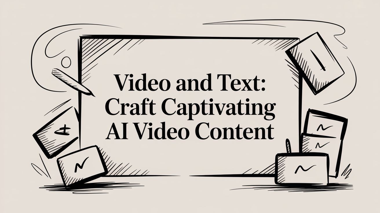 video and text: Craft Captivating AI Video Content