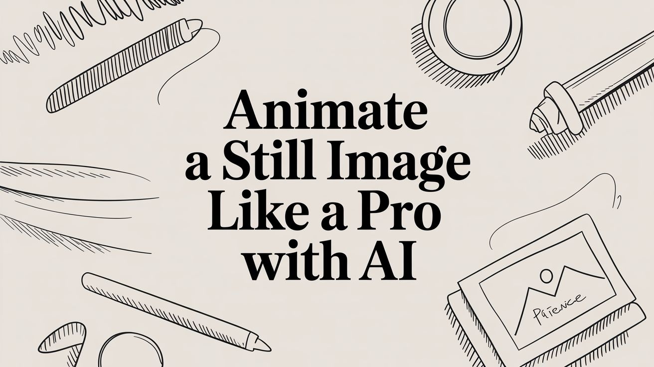 Animate a Still Image Like a Pro with AI