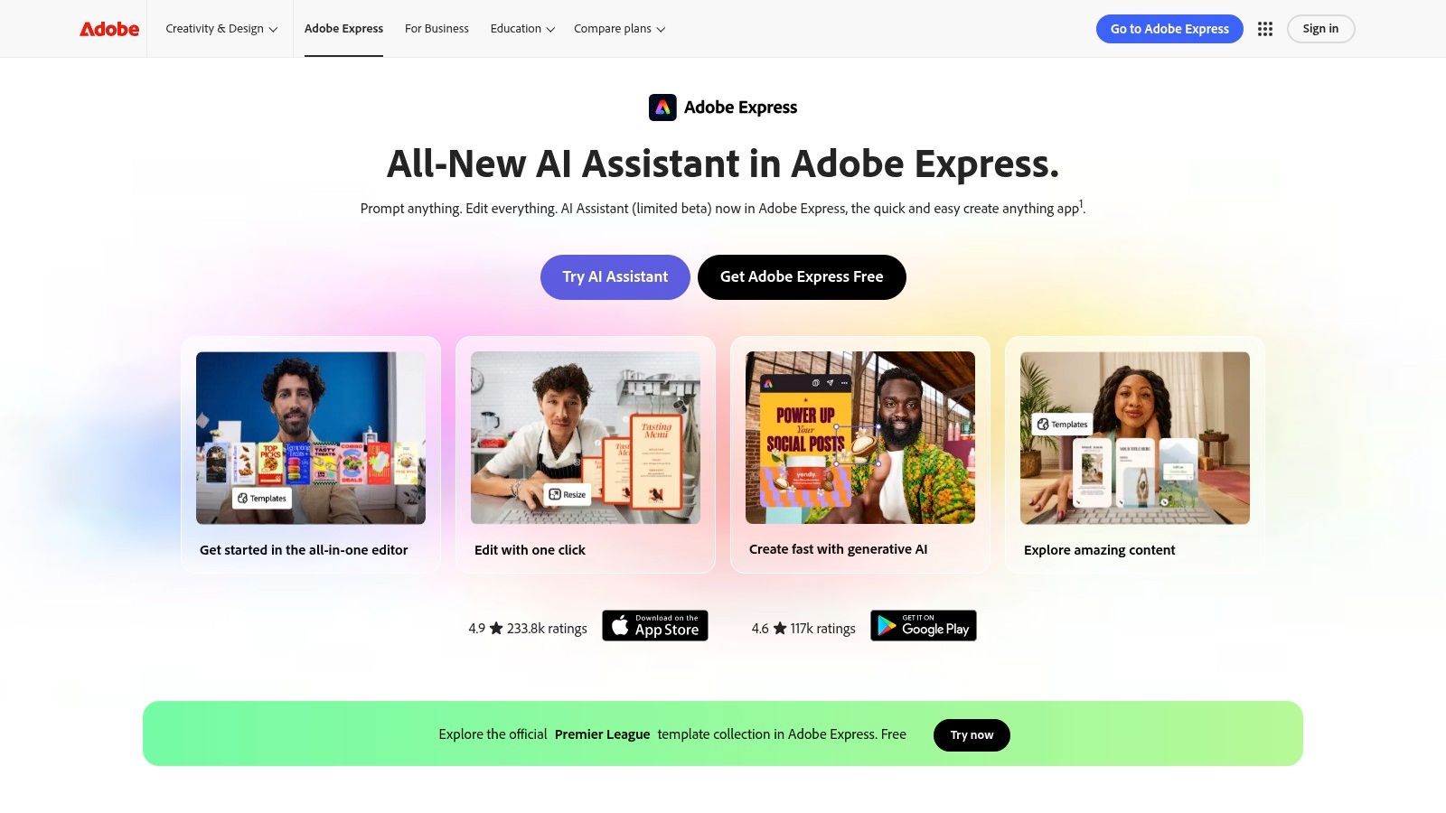 Adobe Express (with Content Scheduler)