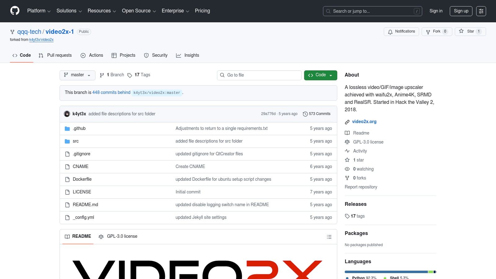 Video2X (Open-source)