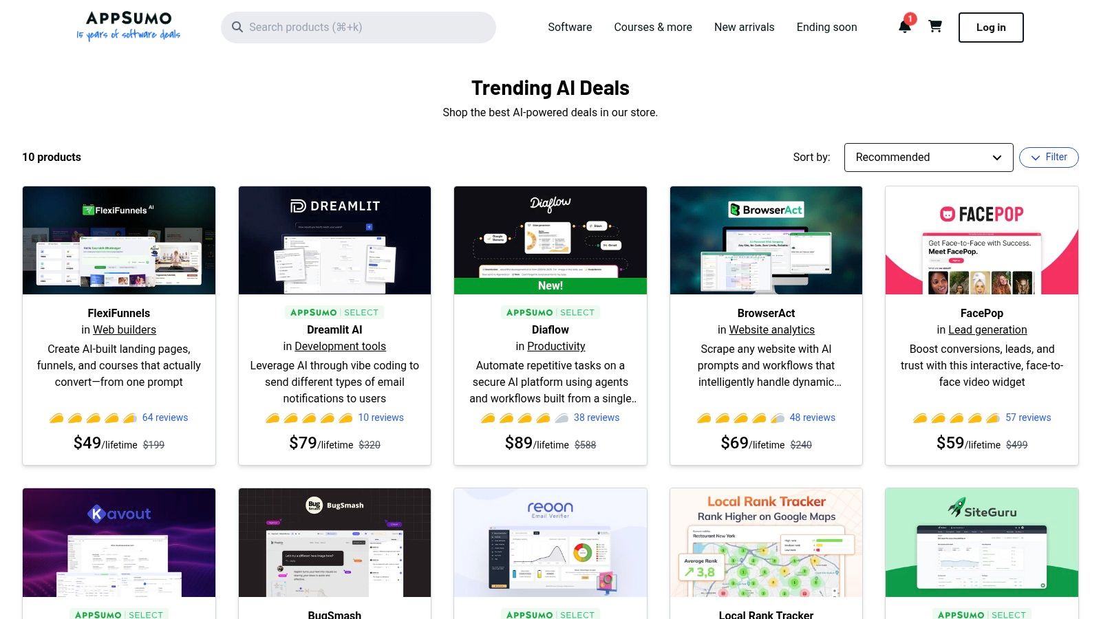 AppSumo – Trending AI Deals