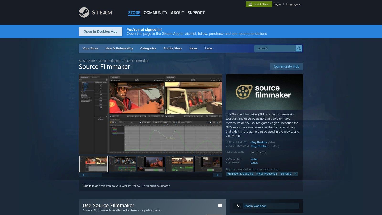 Source Filmmaker (Valve)