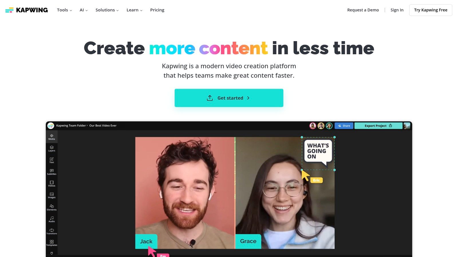 Kapwing — AI Video Generator