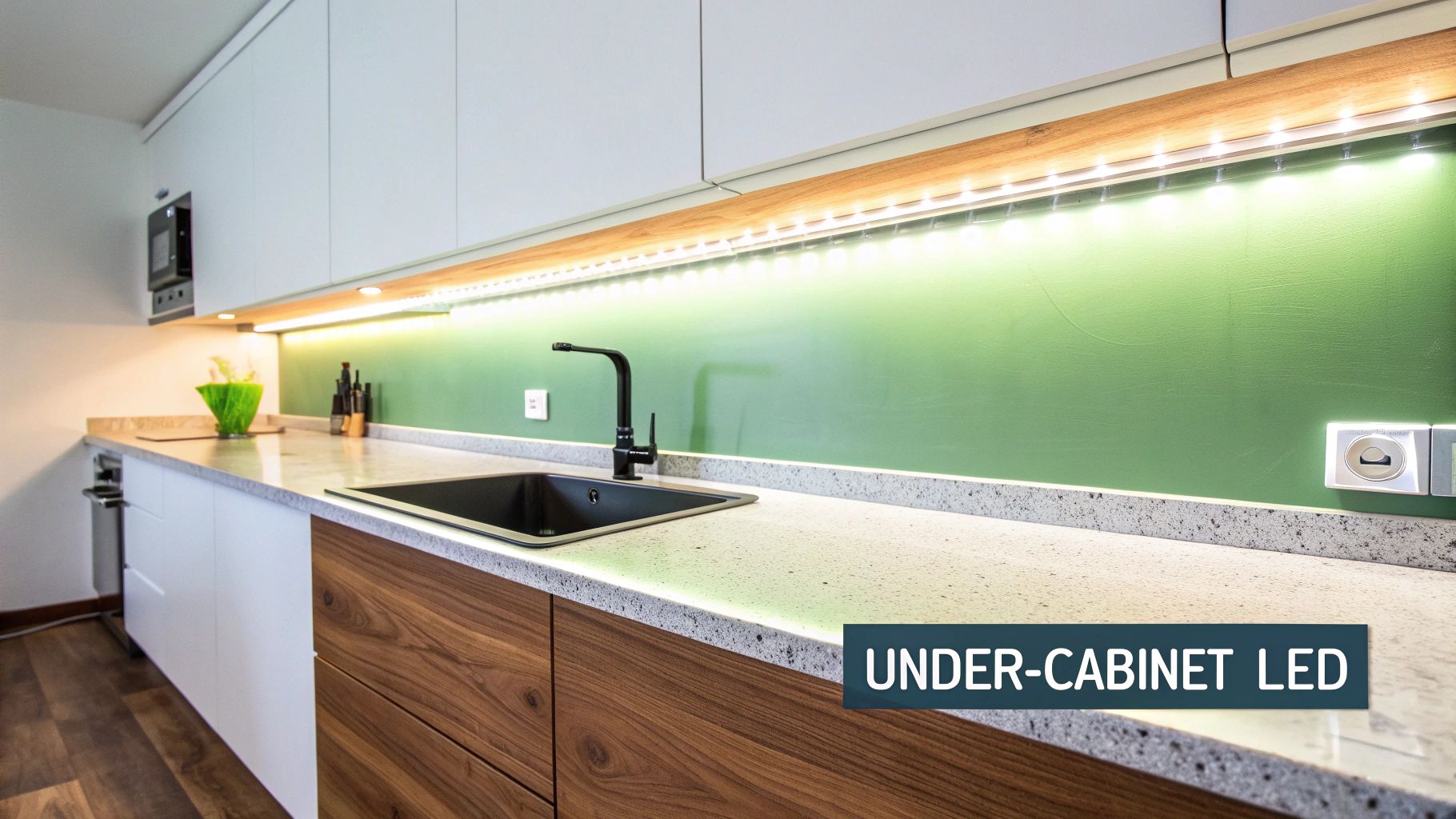 Under-Cabinet LED Strip Lighting
