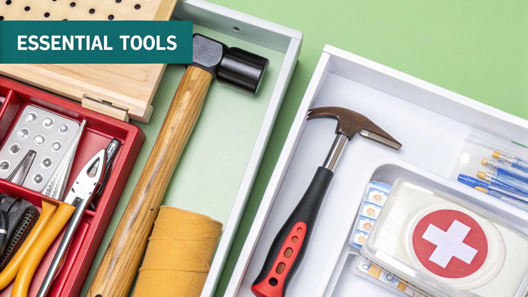 Assemble Essential Tools and Emergency Supplies