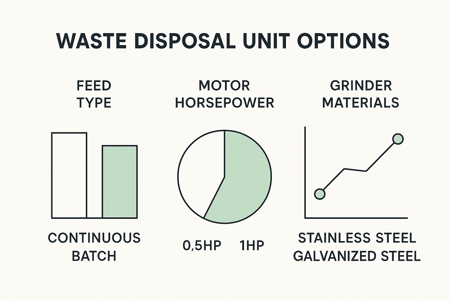 Infographic about waste disposal unit