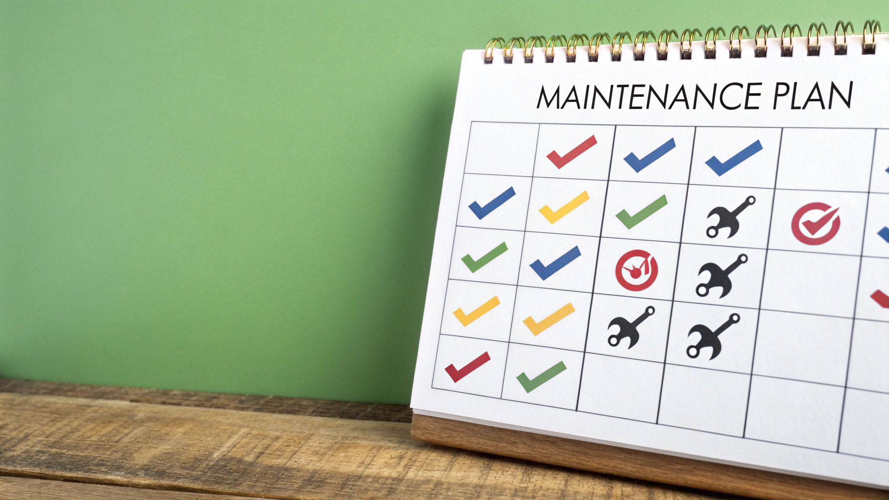 Create a Home Maintenance Schedule