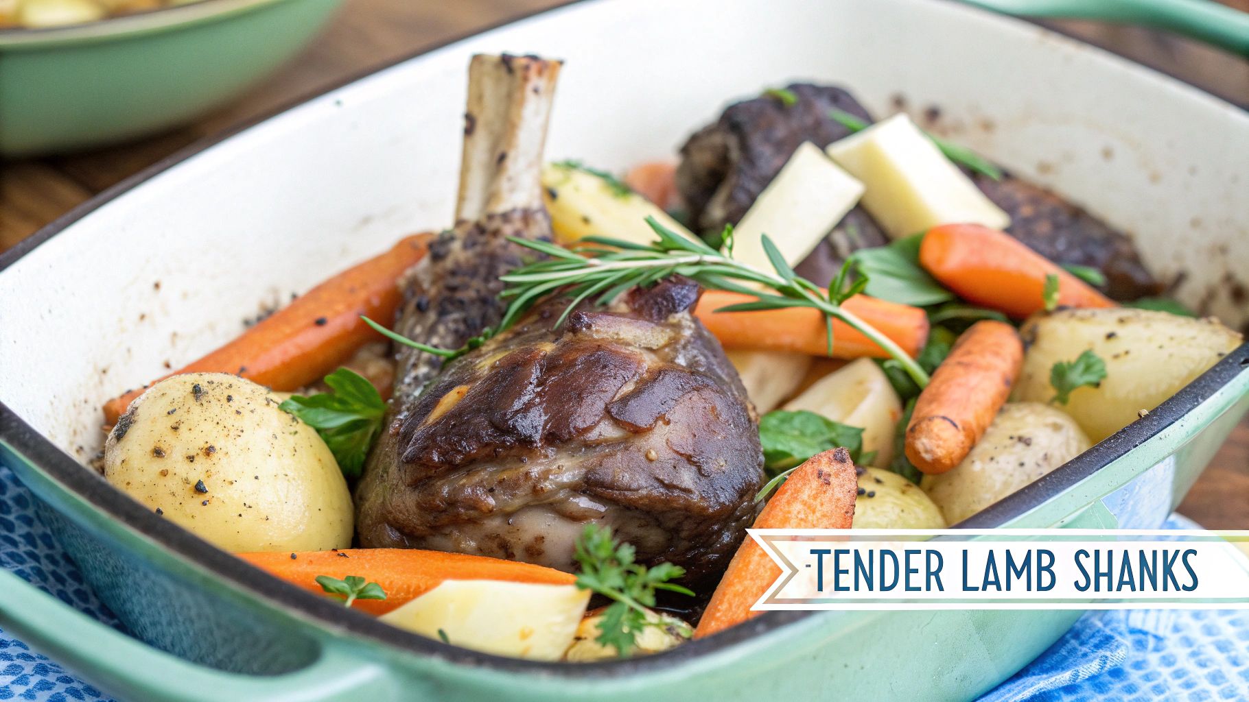Slow-Cooked Lamb Shanks with Horopito