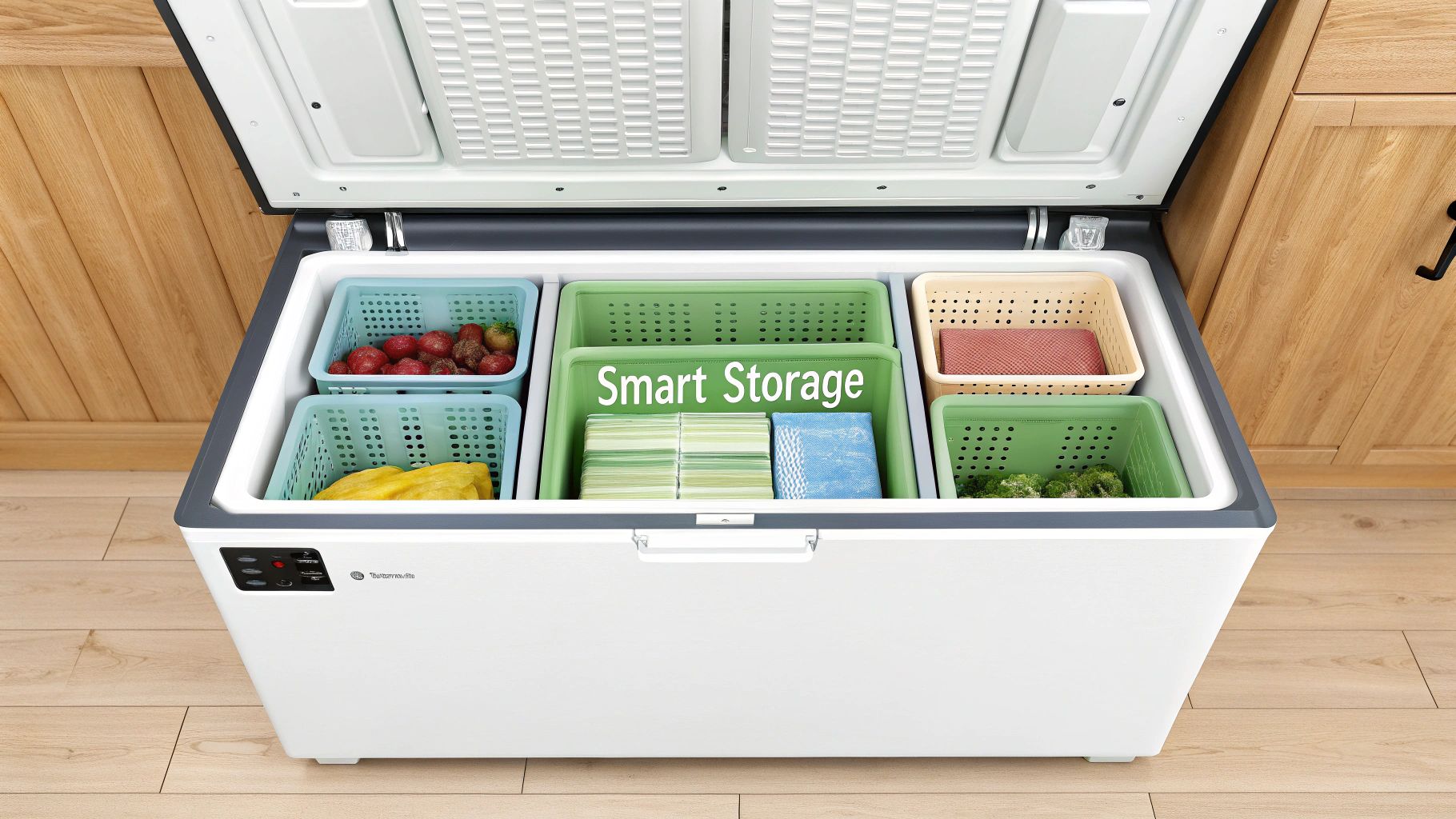 chest freezer storage organisation nz