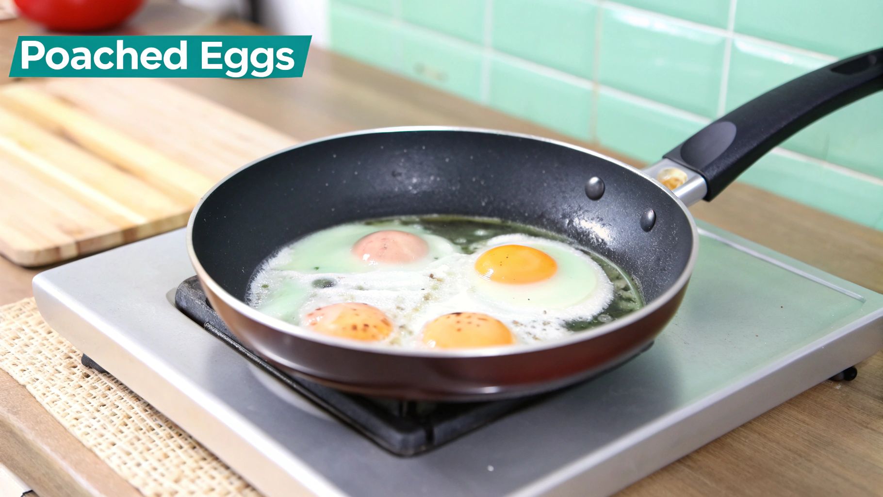 Induction Poached Eggs