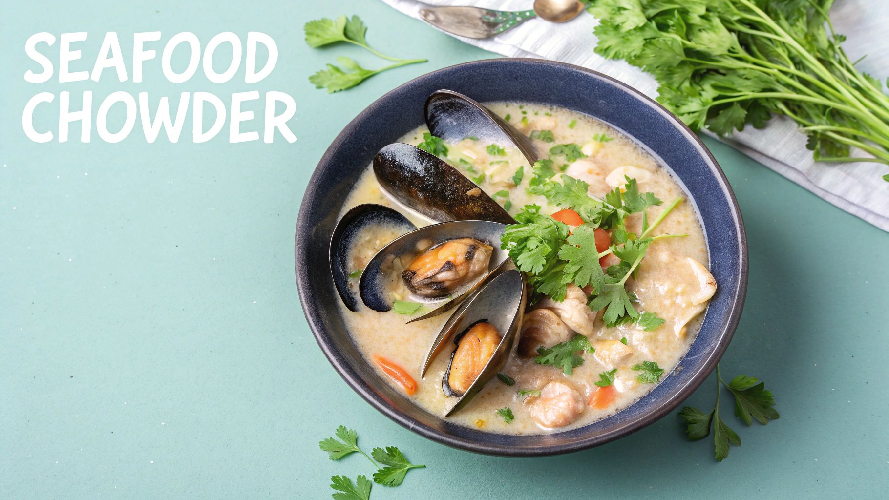 Green-Lipped Mussel and Seafood Chowder