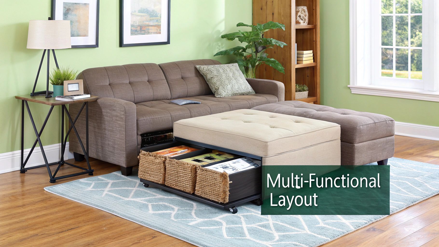 Multi-Functional Furniture Layout