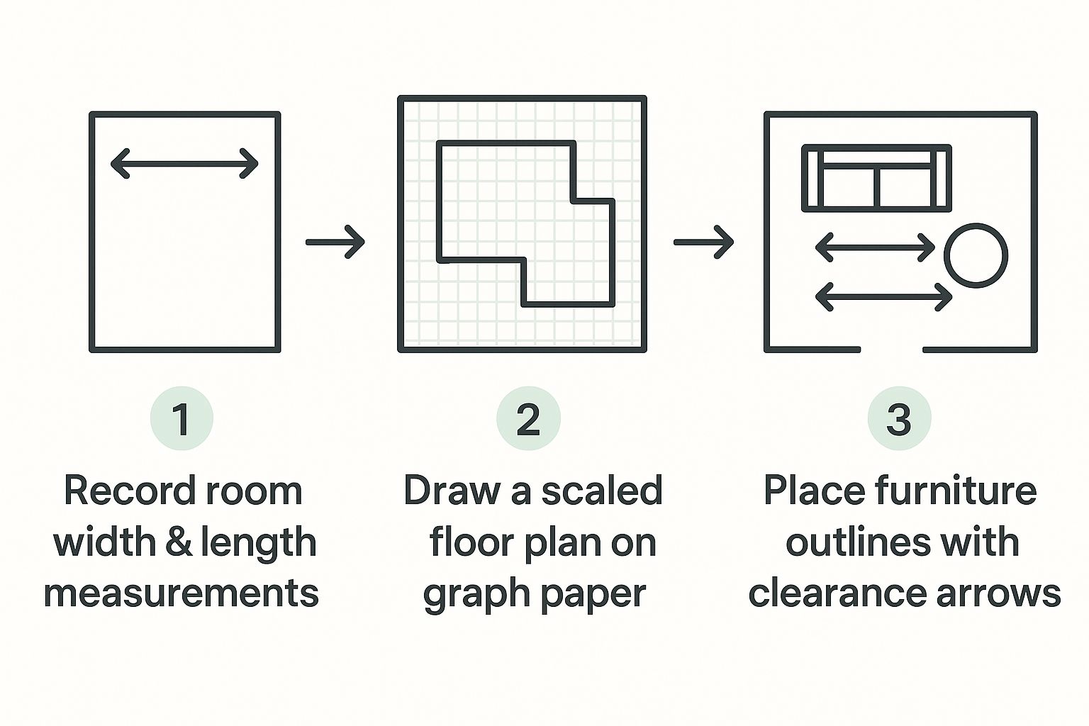 Flow chart to plan your room