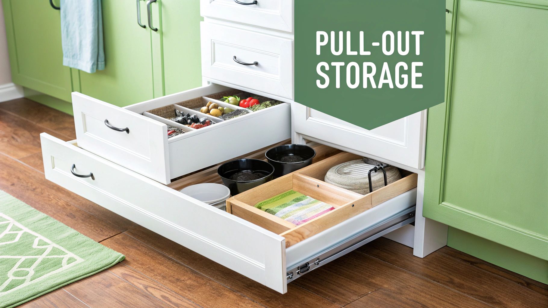 Hidden and Pull-Out Storage