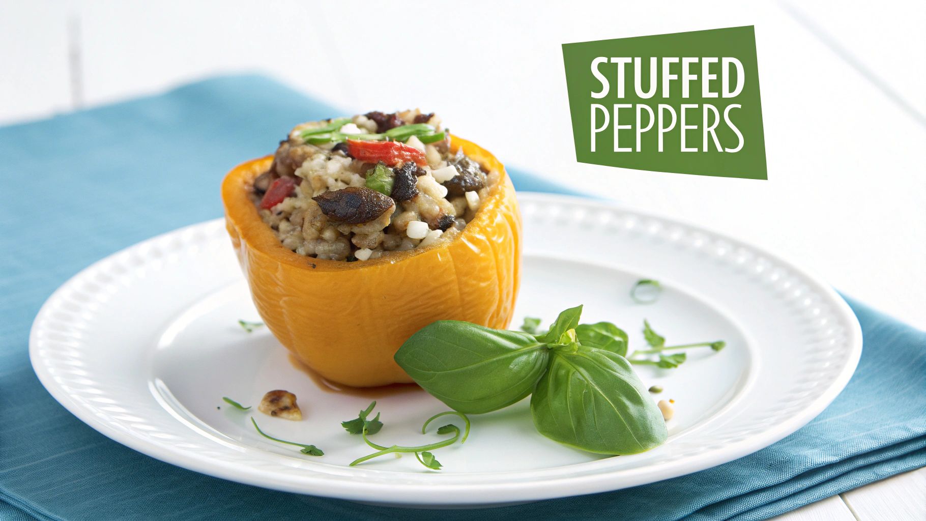 Kiwi Stuffed Capsicums (Bell Peppers)