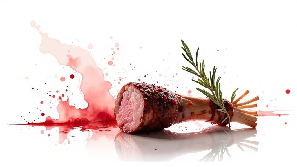 Slow Cooker Lamb Shanks with Rosemary and Merlot