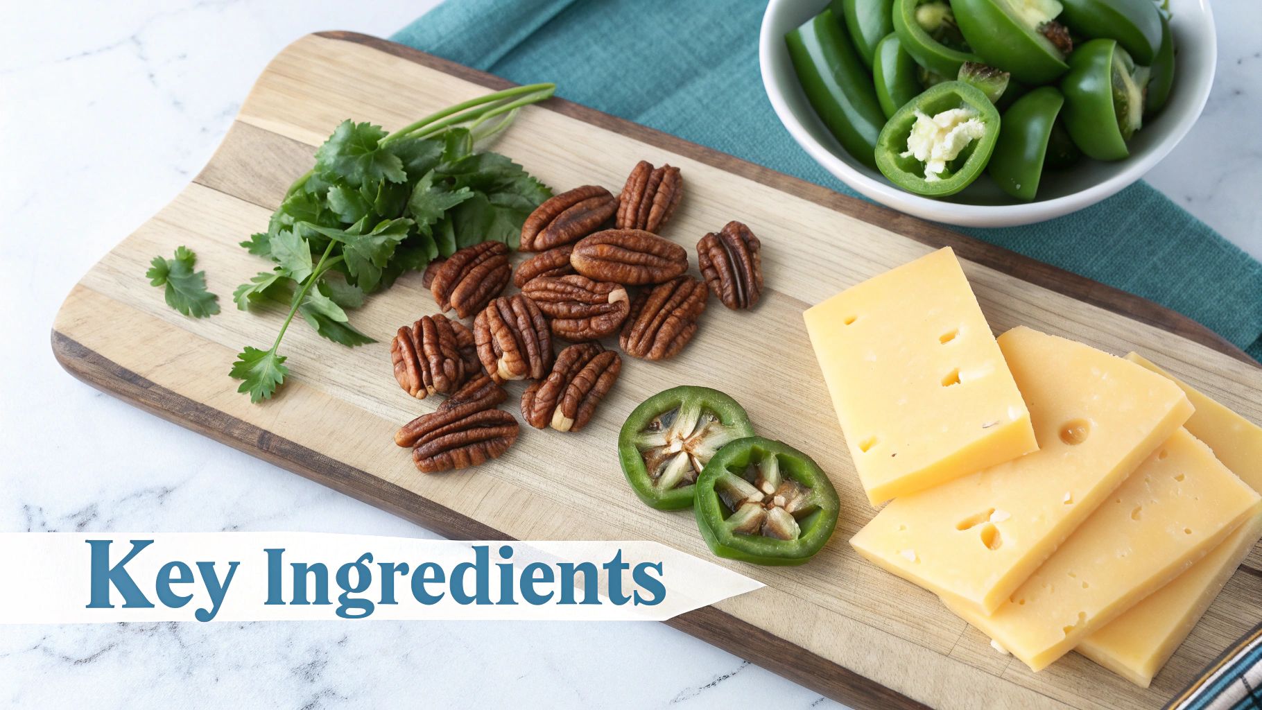 Ingredients for Southland cheese rolls