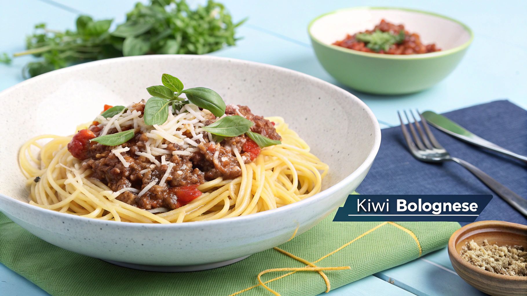 Kiwi Spaghetti Bolognese