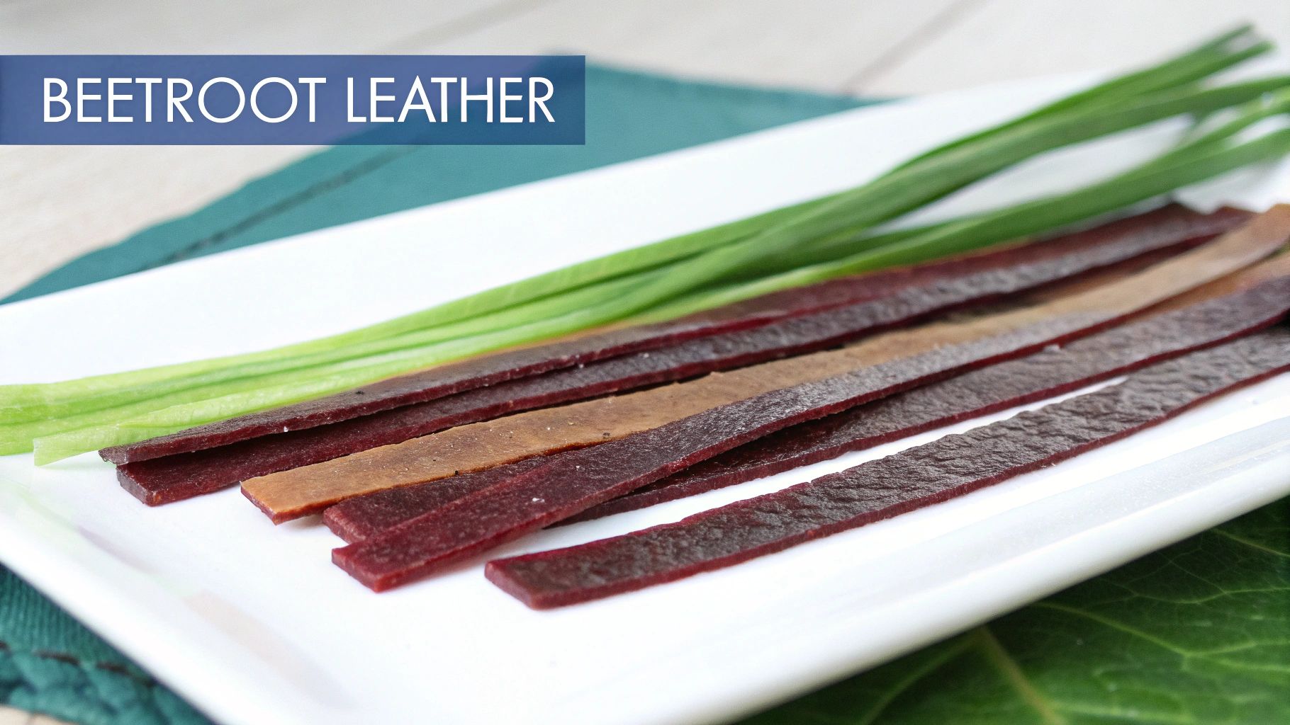 Vegetable Leather from Beetroot