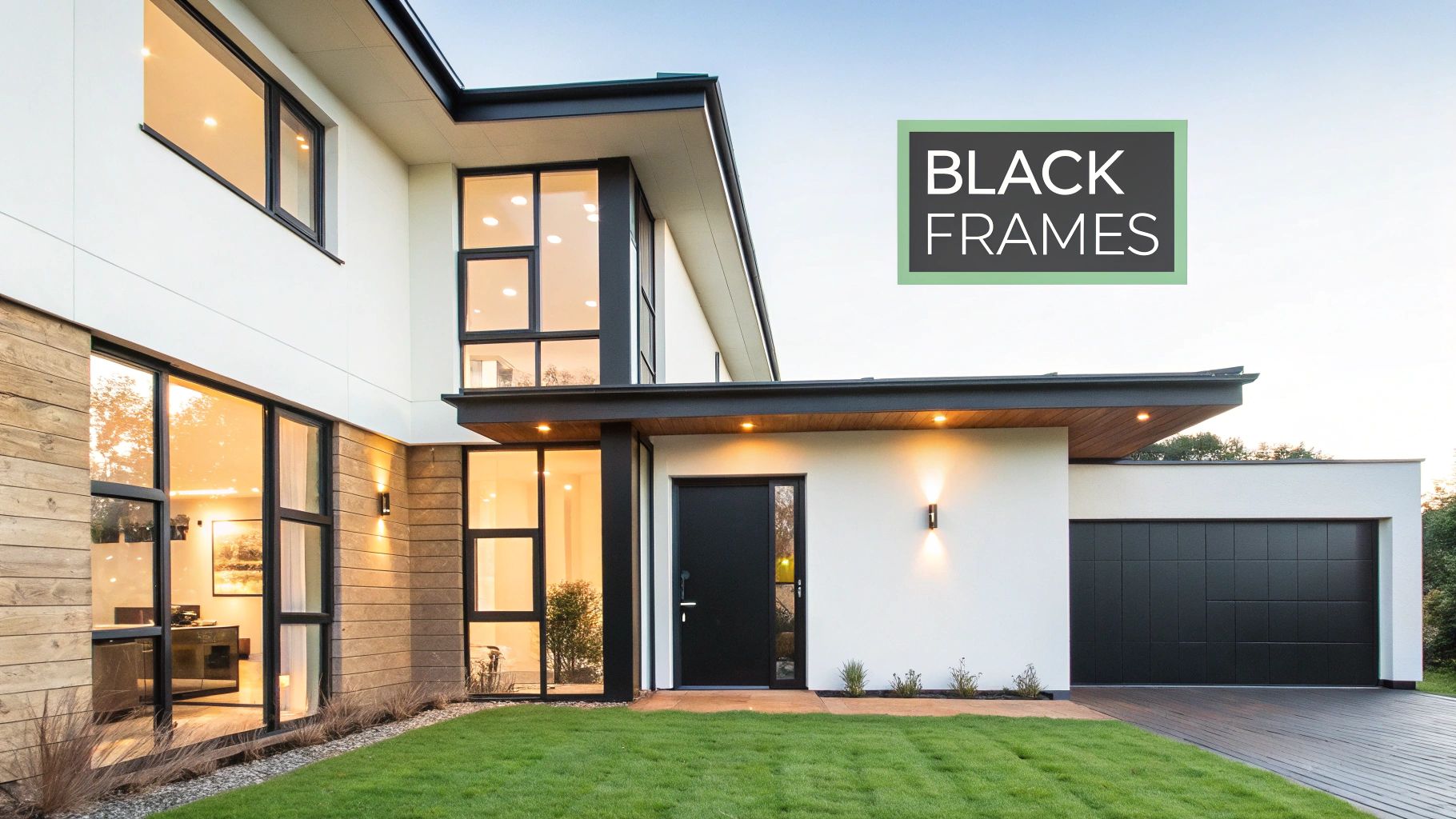 Black Window and Door Frames
