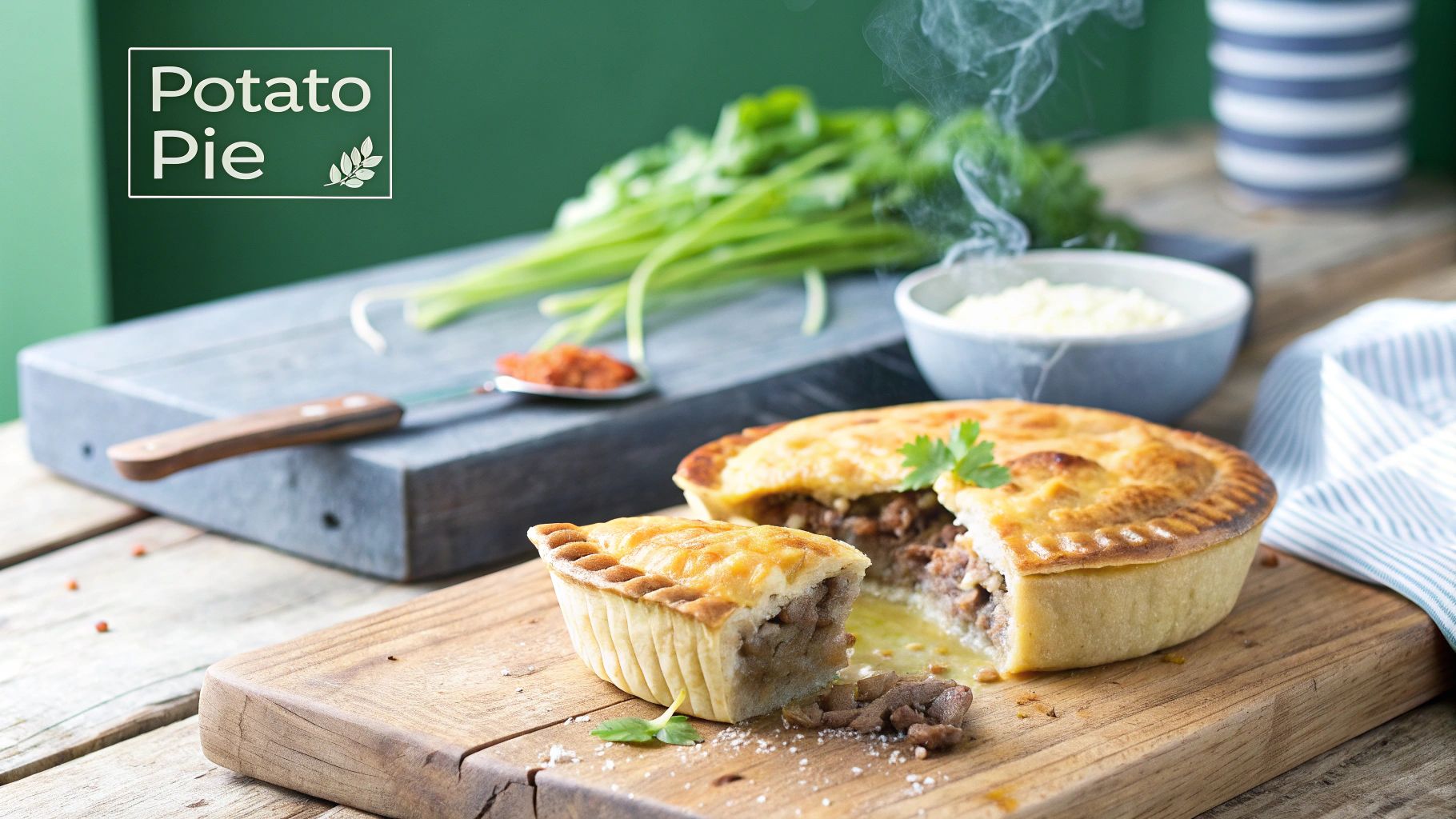 Kiwi Mince and Potato Pie