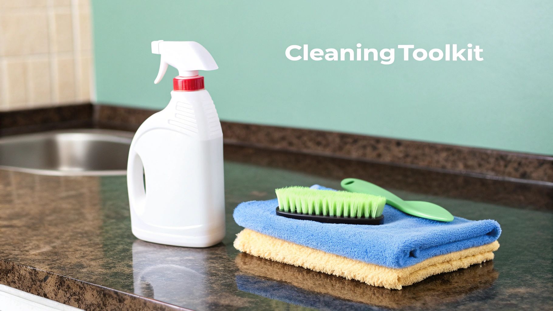 Products for cleaning a stainless steel fridge