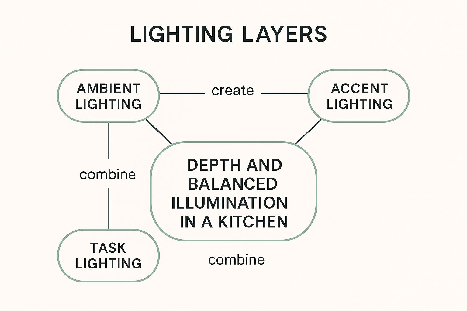 Infographic showing key data about Layered Lighting Design