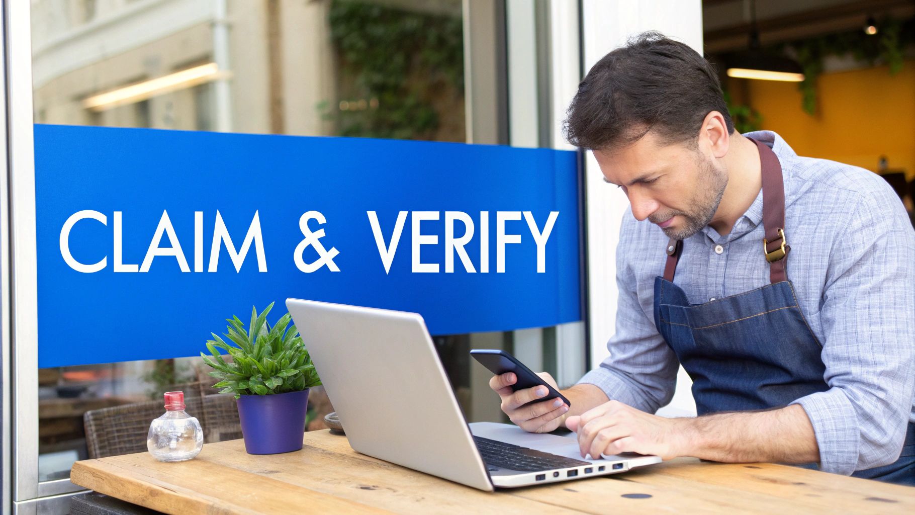 How to Optimize Google Business Profile for Local SEO 2 Photo of a modern office space with laptops on a table