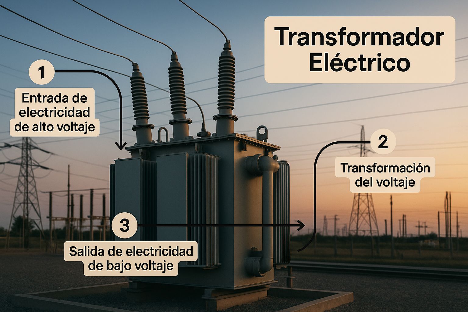 Infographic about que es un transformador
