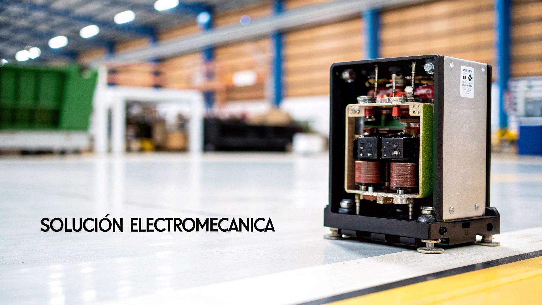 Regulador de voltaje de tipo electromecánico en una subestación