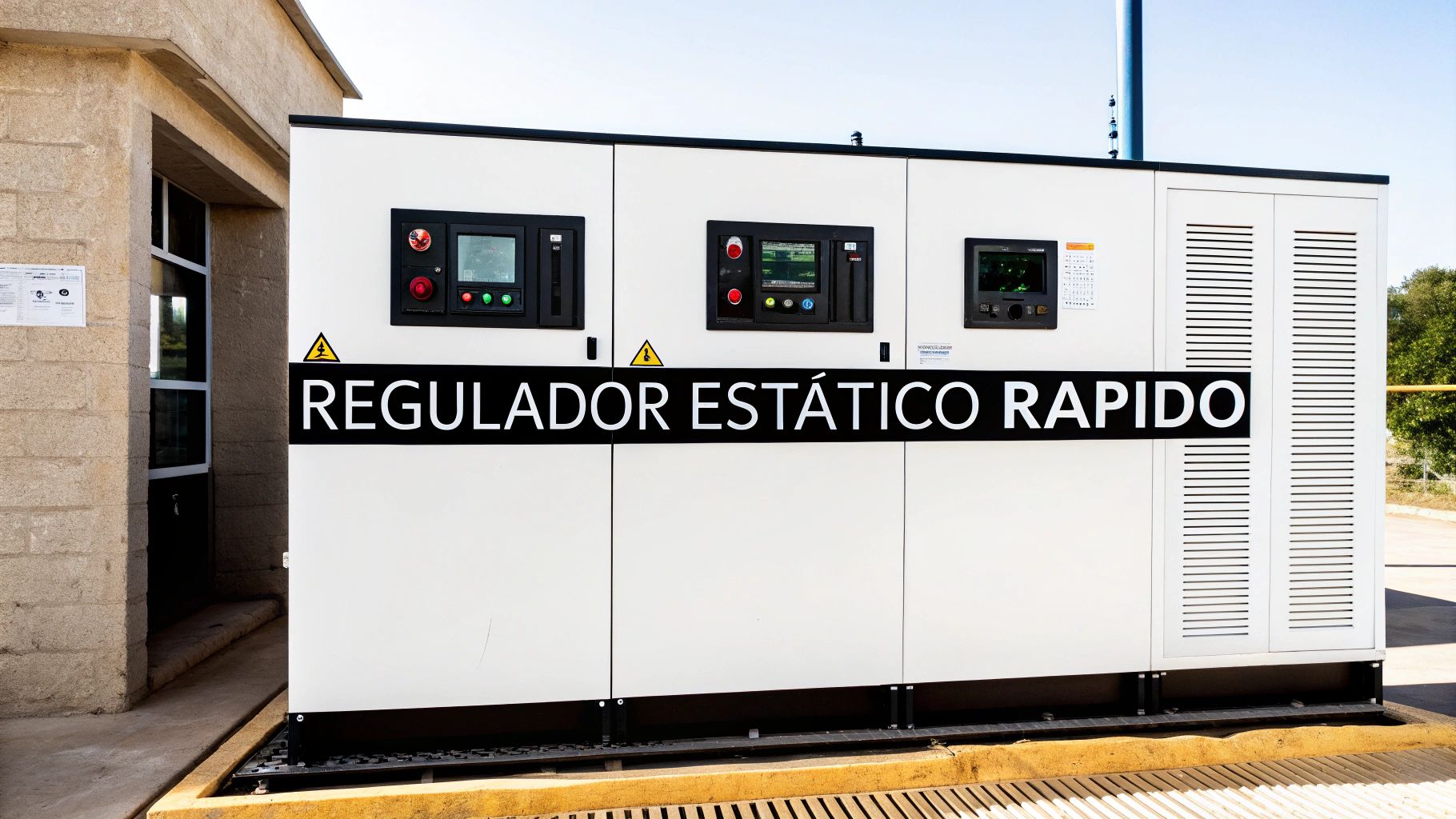 Regulador de voltaje de tipo estático de alta precisión