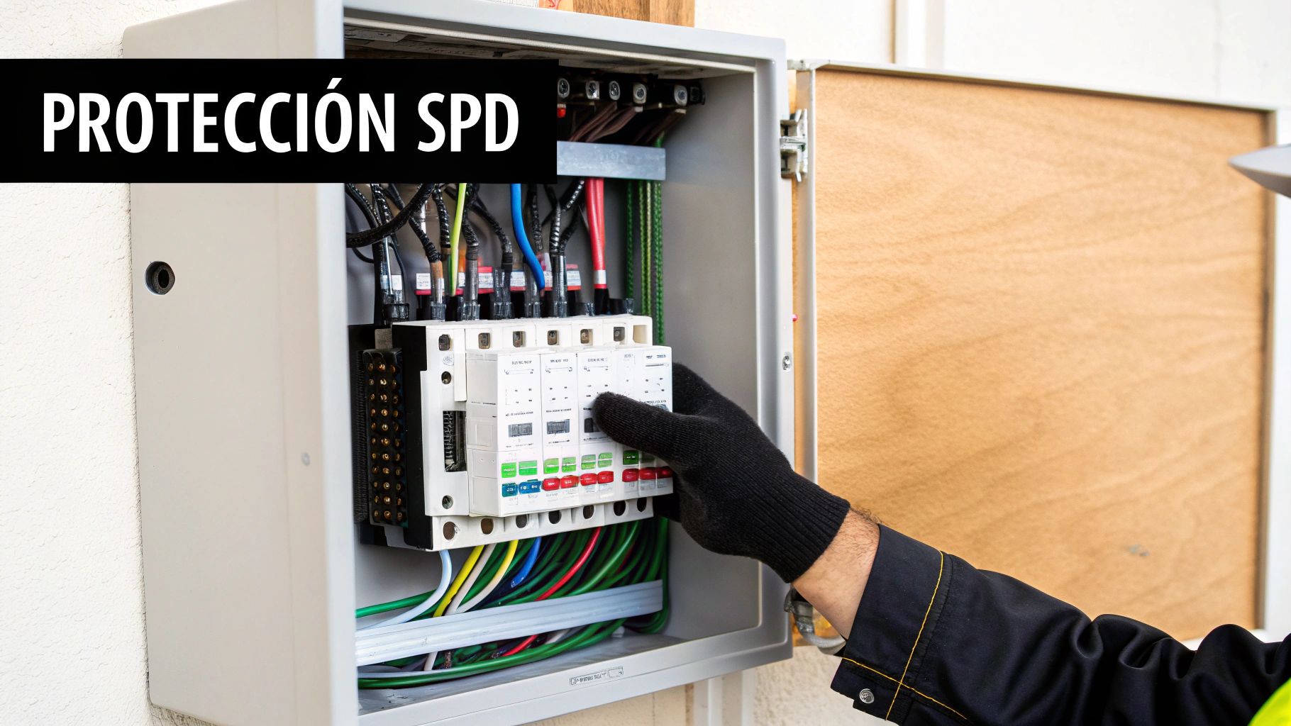 Una subestación eléctrica que ilustra la infraestructura que necesita protección contra picos de voltaje.