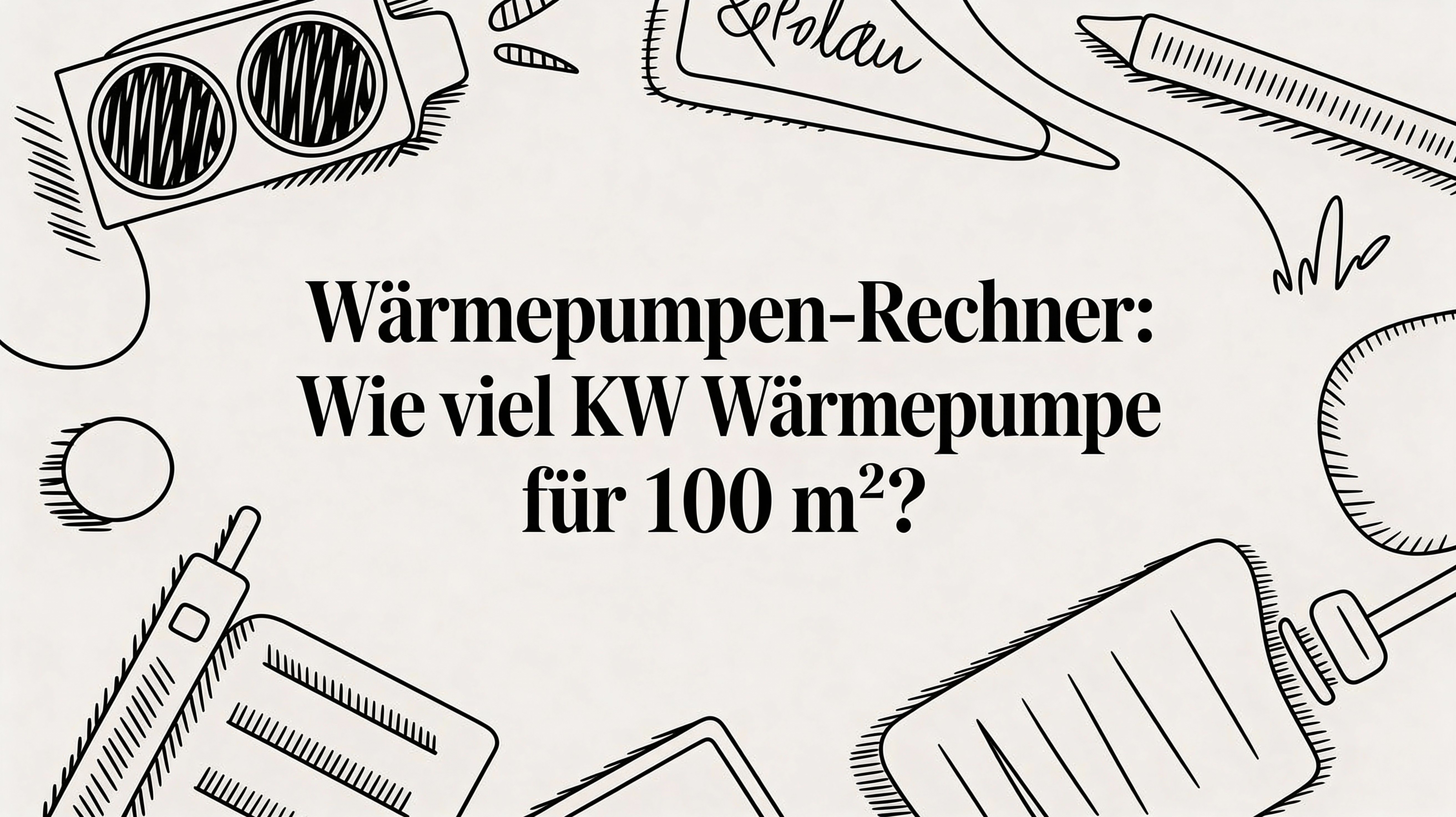 Wärmepumpen-Rechner: wieviel kw wärmepumpe für 100 qm?
