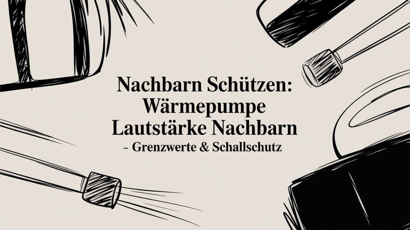 Nachbarn schützen: wärmepumpe lautstärke nachbarn – Grenzwerte & Schallschutz