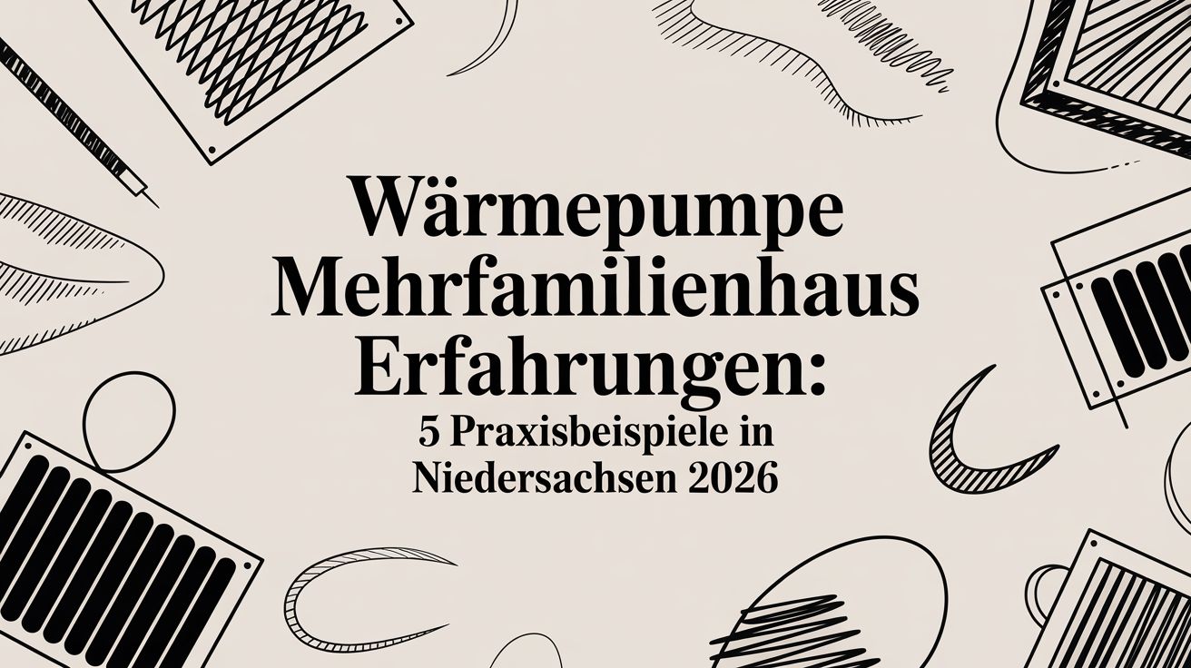 Wärmepumpe mehrfamilienhaus erfahrungen: 5 Praxisbeispiele in Niedersachsen 2026