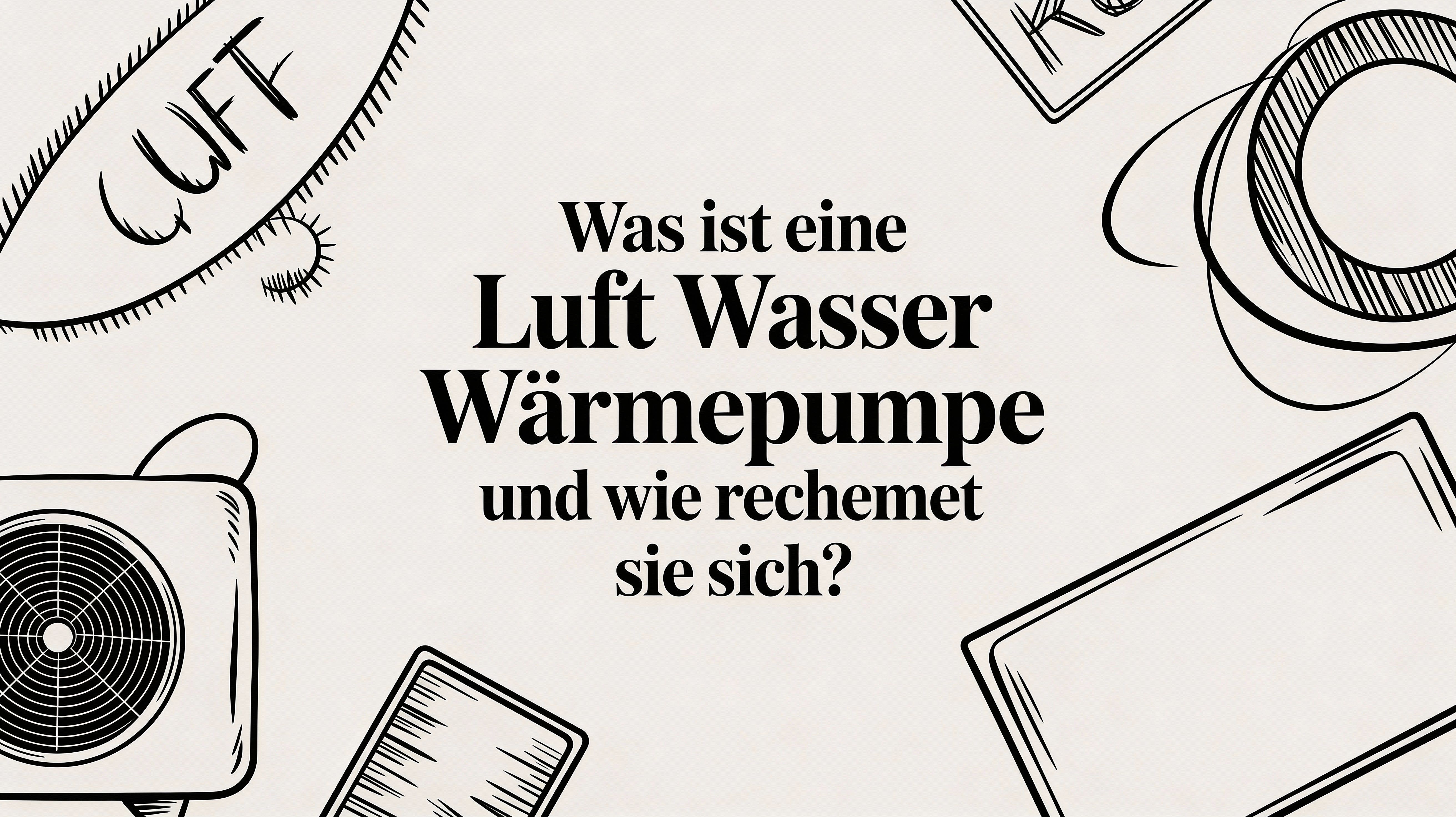 Was ist eine luft wasser wärmepumpe und wie rechnet sie sich?