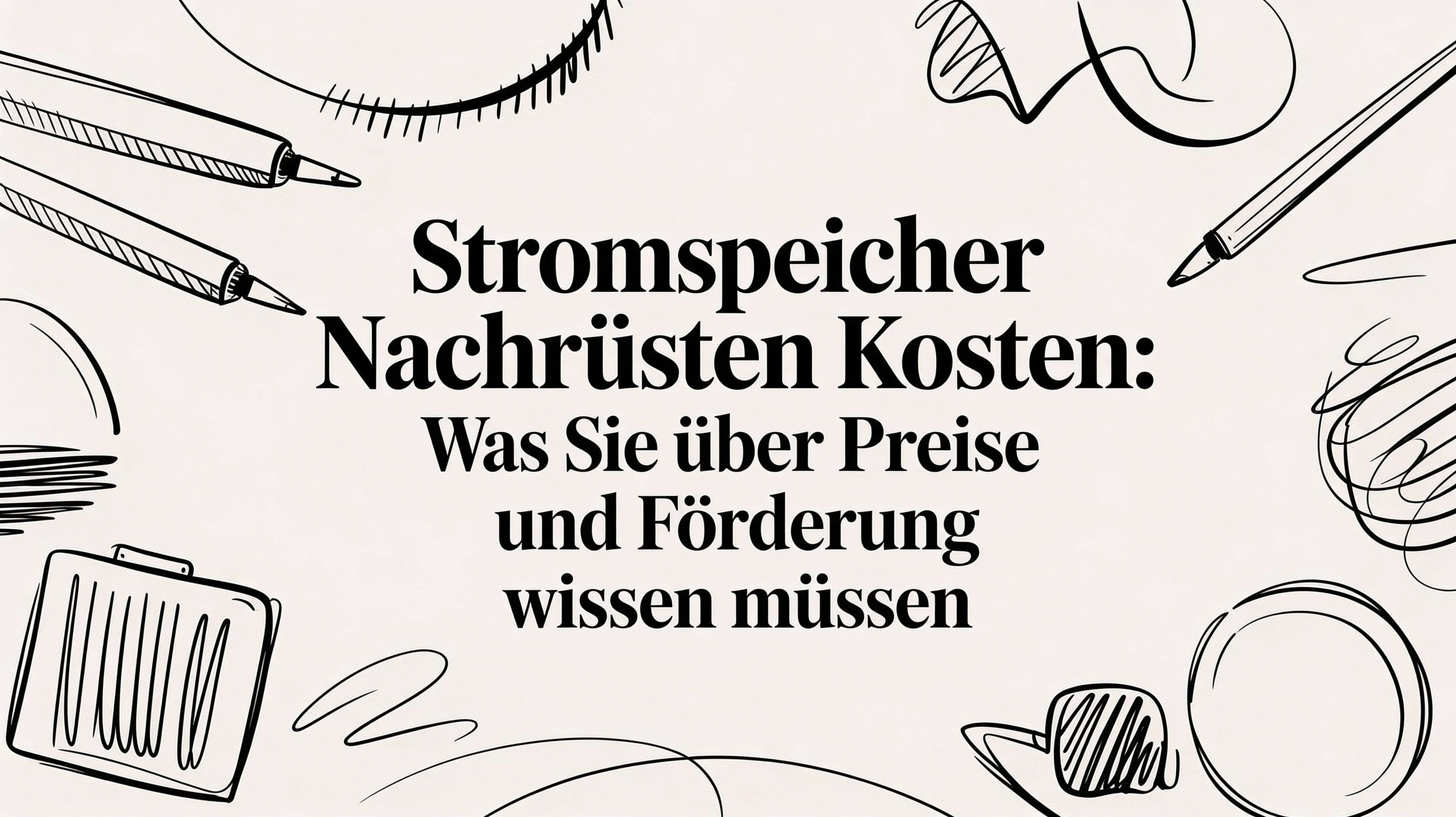 Stromspeicher nachrüsten kosten: Was sie über preise und förderung wissen müssen Entdecken Sie die realen stromspeicher nachrüsten kosten. Ein klarer überblick über preise, fördermittel und wann sich die investition für sie wirklich lohnt.