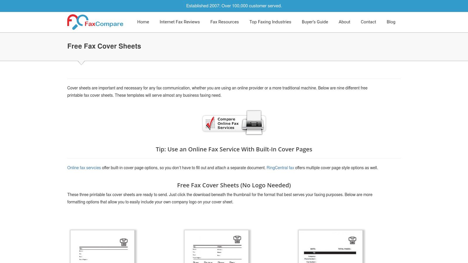 FaxCompare