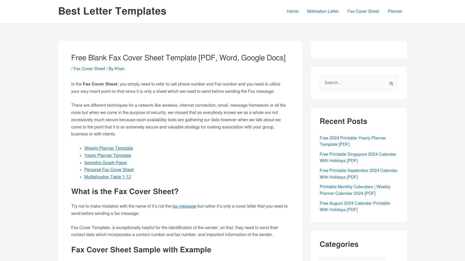 BestLetterTemplates