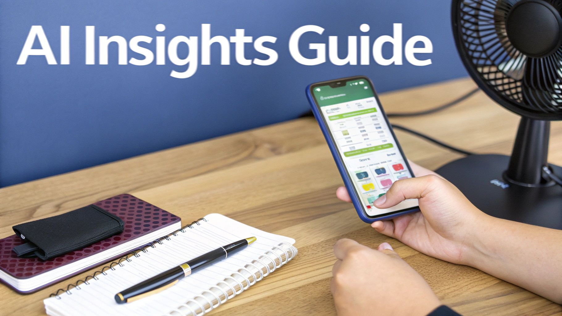 A person analysing football prediction data on a tablet