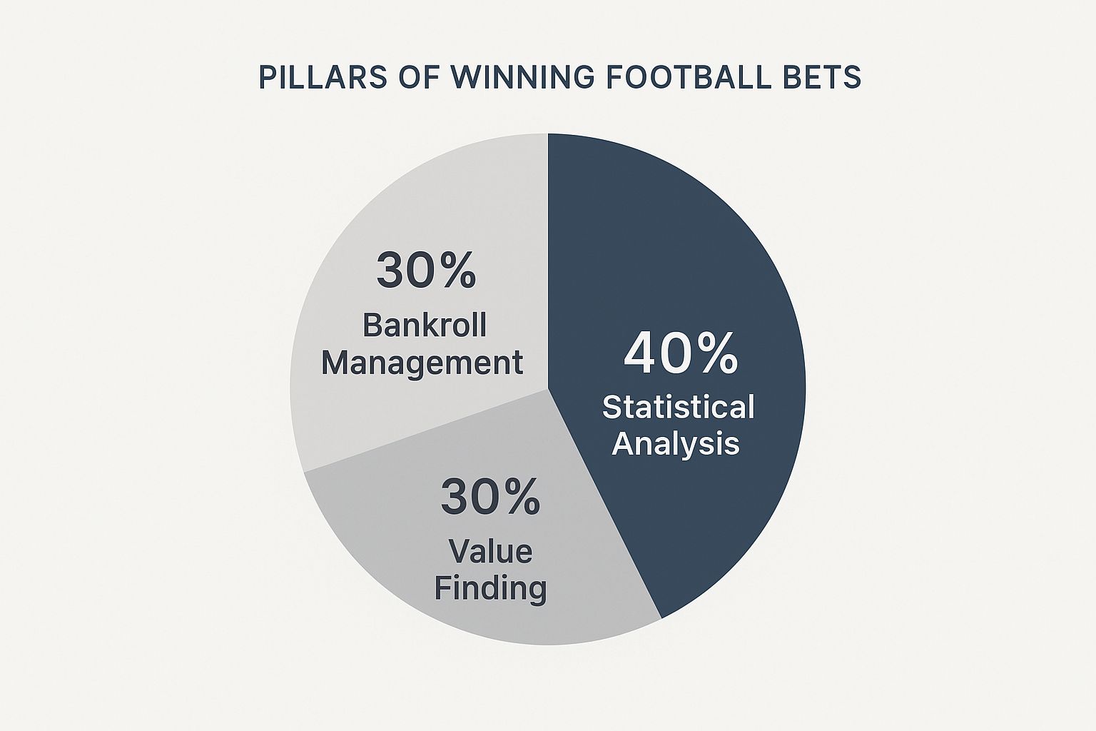 Infographic about how to win football bets
