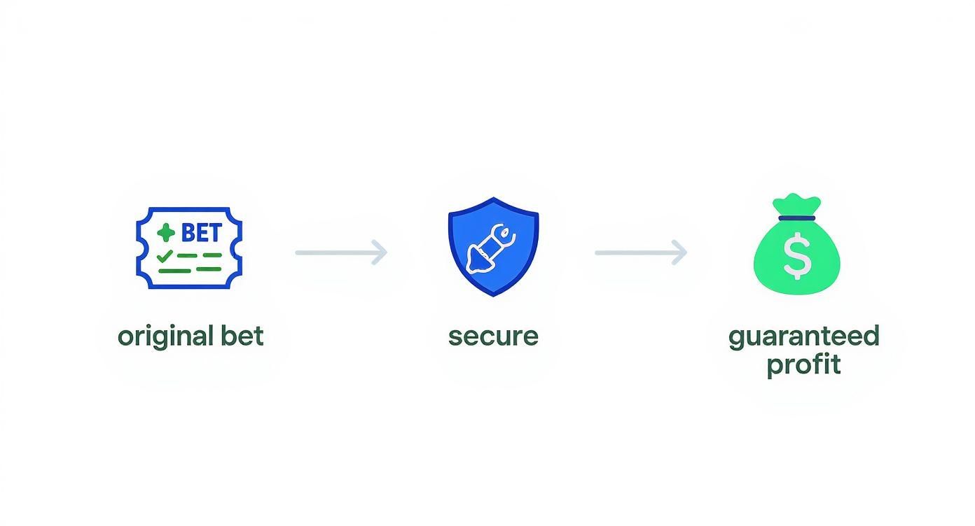 Infographic about hedging bets meaning