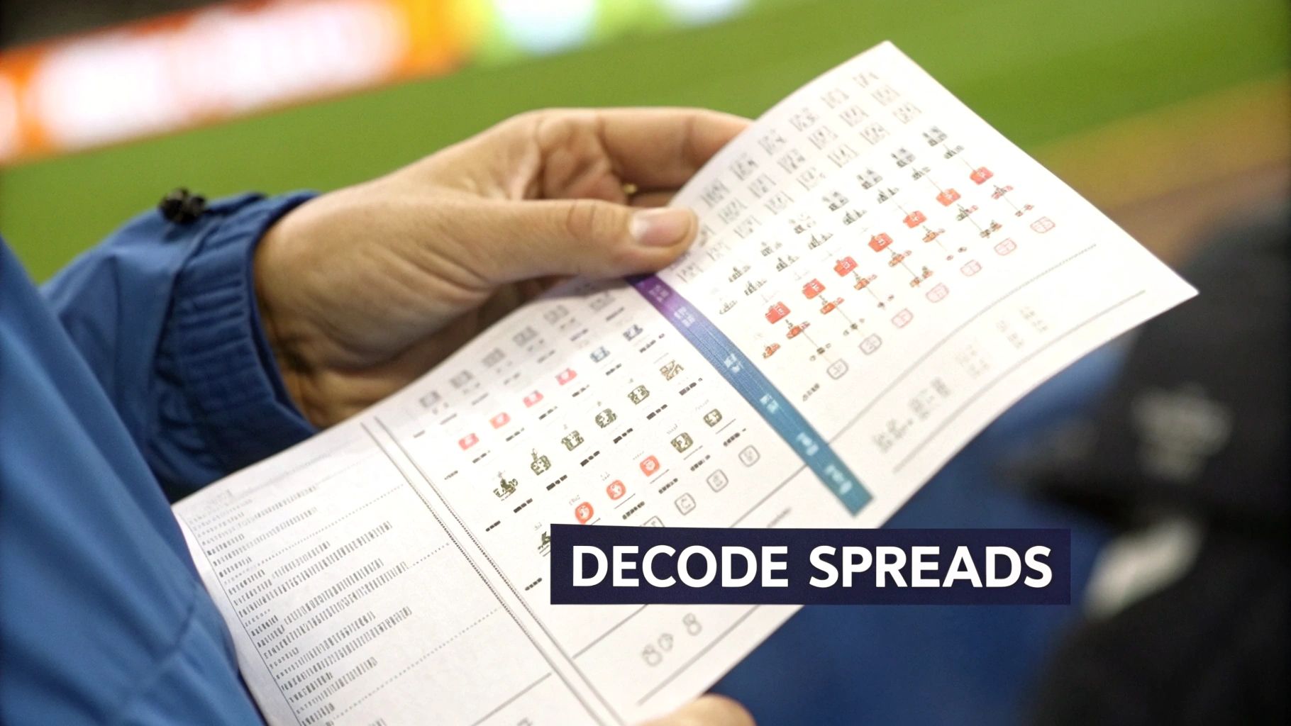 Football players in action on the field, representing a real betting scenario