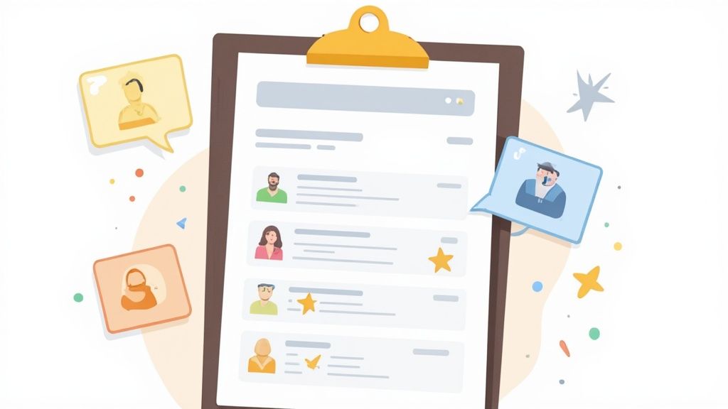 A fractional CMO and a founder shaking hands across a table, symbolizing a well-structured agreement.