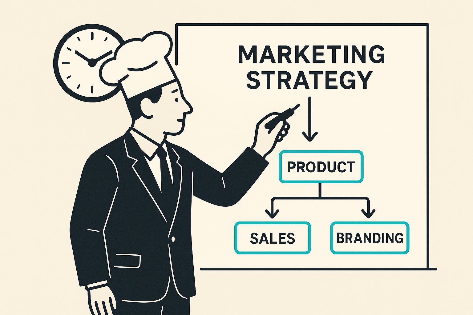 Infographic about what is a fractional cmo