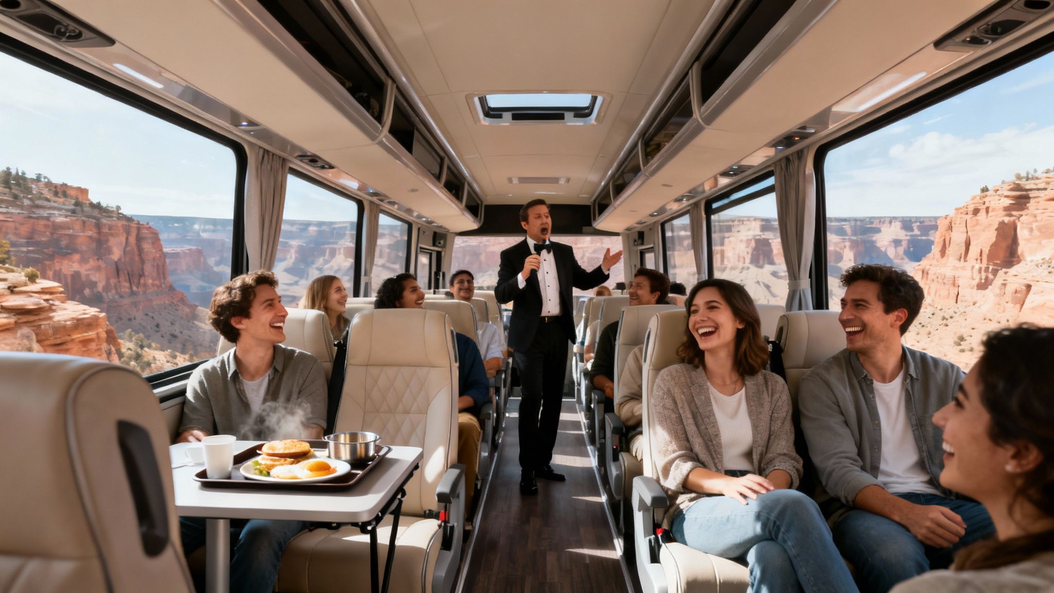 Random Bus Tour The Ultimate Vegas Bus Tour to Grand Canyon Experience - Comedy on Deck ...