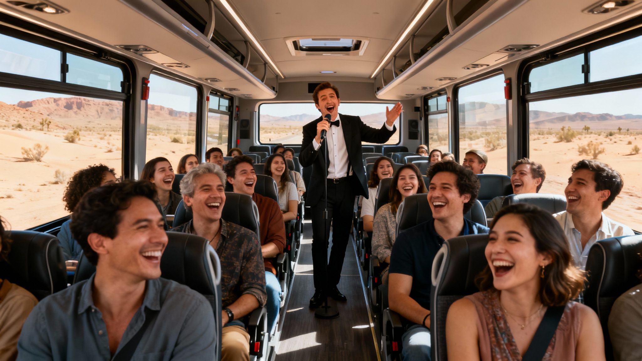 Random Bus Tour A Dam Funny Guide to the Ultimate Hoover Dam Tour - Comedy on Deck ...