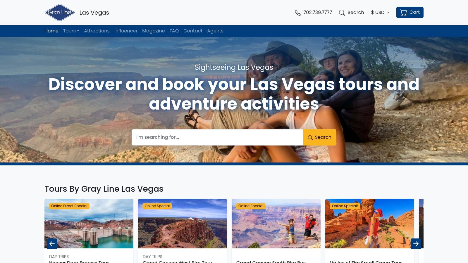 Gray Line Las Vegas Grand Canyon Tours