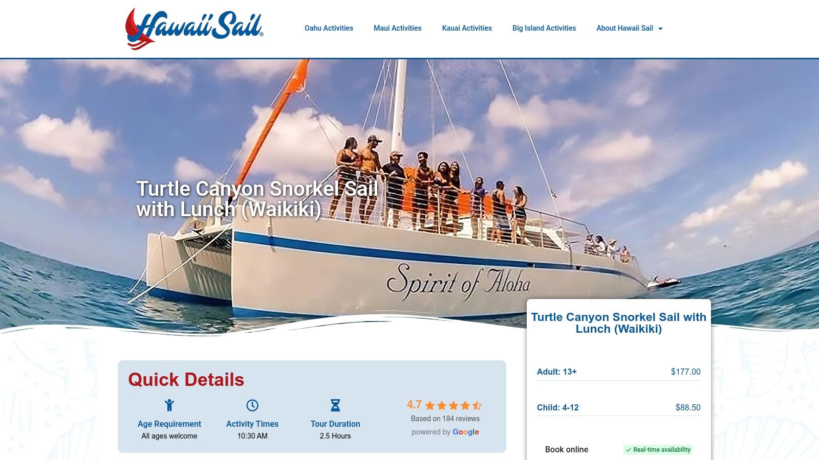 Hawaii Sail (Port Waikiki)