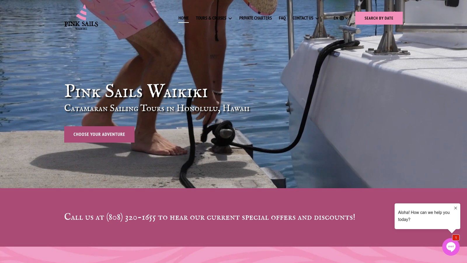 Pink Sails Waikiki